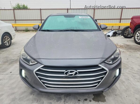 5NPD84LF5JH261436 2018 HYUNDAI ELANTRA Gray 
