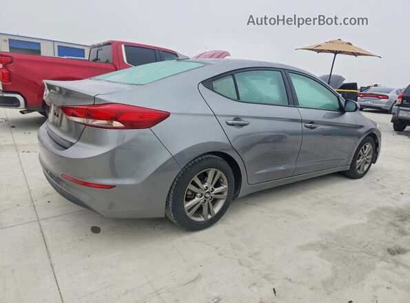 5NPD84LF5JH261436 2018 HYUNDAI ELANTRA Gray 