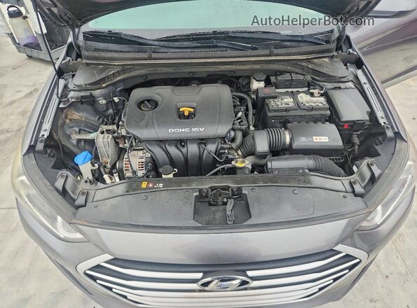 5NPD84LF5JH261436 2018 HYUNDAI ELANTRA Gray 