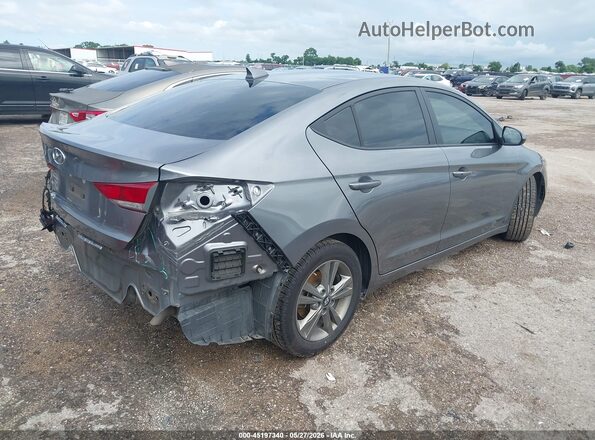 5NPD84LF5JH307606 2018 HYUNDAI ELANTRA Gray Задня права чверть