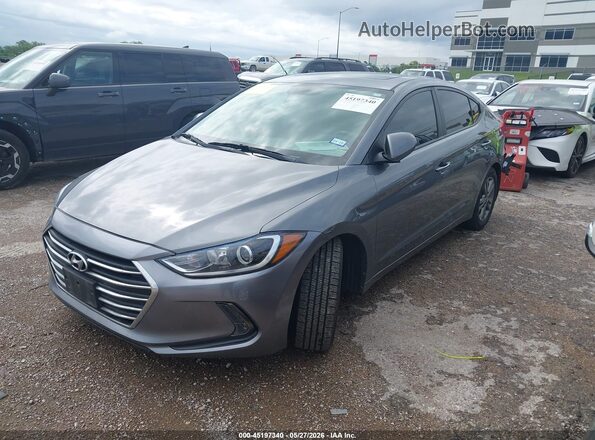 5NPD84LF5JH307606 2018 HYUNDAI ELANTRA Gray Передня ліва чверть