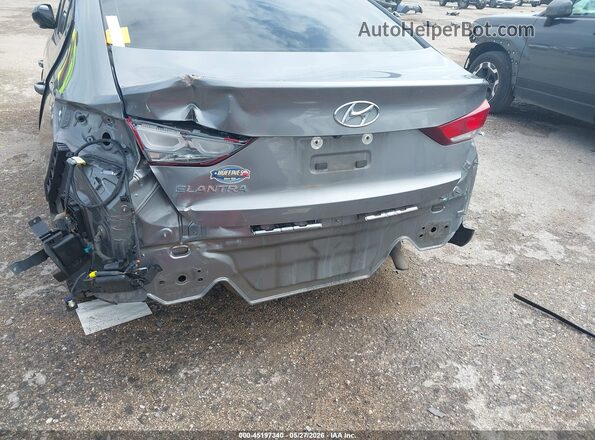 5NPD84LF5JH307606 2018 HYUNDAI ELANTRA Gray Вид спереду