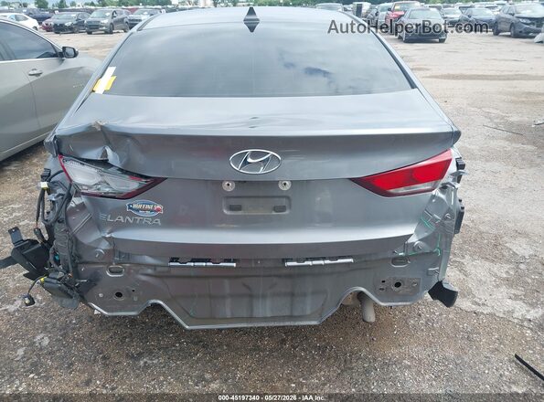 5NPD84LF5JH307606 2018 HYUNDAI ELANTRA Gray 