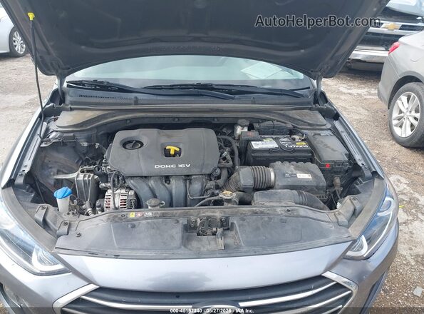 5NPD84LF5JH307606 2018 HYUNDAI ELANTRA Gray Вид ззаду