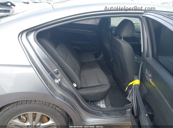 5NPD84LF5JH307606 2018 HYUNDAI ELANTRA Gray Вид наклейки з VIN-кодом