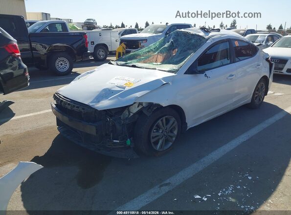 5NPD84LF5JH329346 2018 HYUNDAI ELANTRA White Przód lewy