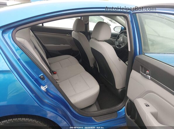5NPD84LF5JH365070 2018 HYUNDAI ELANTRA Blue Вид наклейки з VIN-кодом
