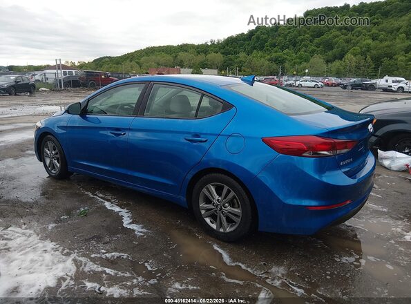 5NPD84LF5JH365070 2018 HYUNDAI ELANTRA Blue Задня ліва чверть