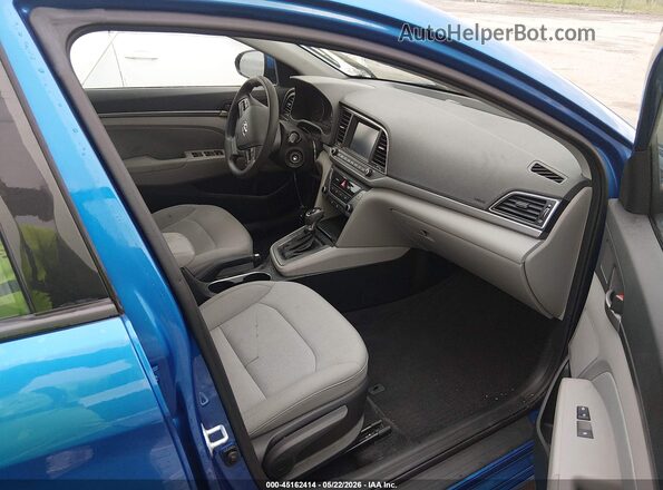 5NPD84LF5JH365070 2018 HYUNDAI ELANTRA Blue Вид салону спереду
