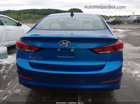 5NPD84LF5JH365070 2018 HYUNDAI ELANTRA Blue 