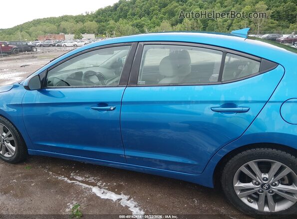 5NPD84LF5JH365070 2018 HYUNDAI ELANTRA Blue 