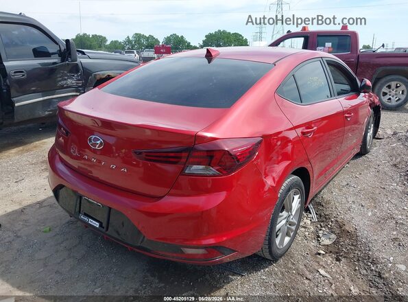 5NPD84LF5KH415449 2019 HYUNDAI ELANTRA Red Trasero derecho