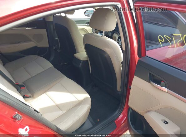 5NPD84LF5KH415449 2019 HYUNDAI ELANTRA Red Vista de la etiqueta del VIN