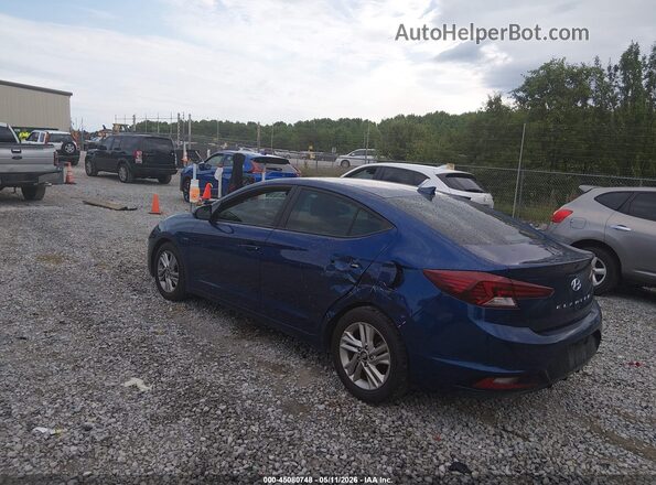 5NPD84LF5KH417427 2019 HYUNDAI ELANTRA Blue Rear left