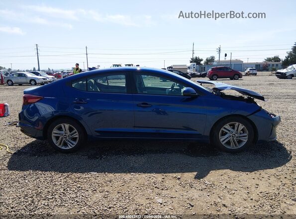 5NPD84LF5KH418013 2019 HYUNDAI ELANTRA Blue 360 interior view