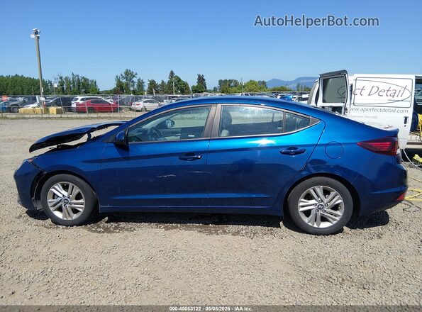 5NPD84LF5KH418013 2019 HYUNDAI ELANTRA Blue 