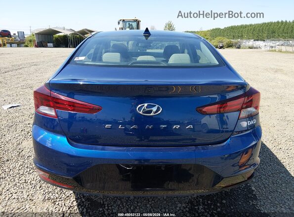 5NPD84LF5KH418013 2019 HYUNDAI ELANTRA Blue 