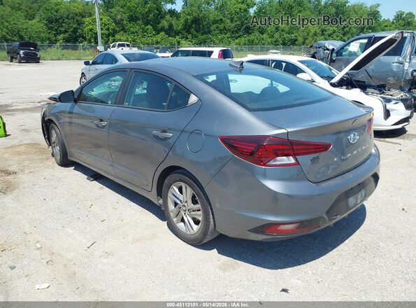 5NPD84LF5KH422319 2019 HYUNDAI ELANTRA Gray 