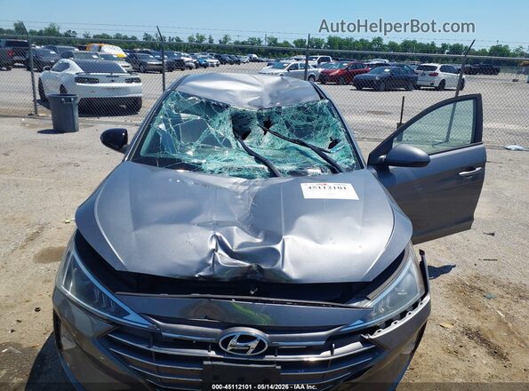 5NPD84LF5KH422319 2019 HYUNDAI ELANTRA Gray 