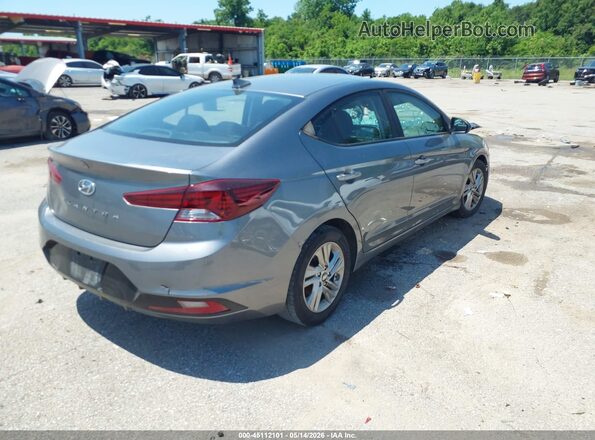 5NPD84LF5KH422319 2019 HYUNDAI ELANTRA Gray 