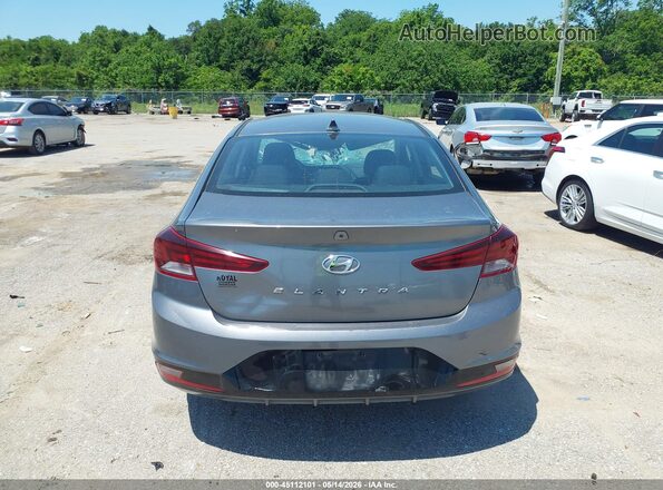 5NPD84LF5KH422319 2019 HYUNDAI ELANTRA Gray 