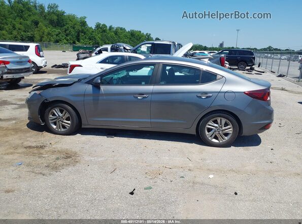 5NPD84LF5KH422319 2019 HYUNDAI ELANTRA Gray 