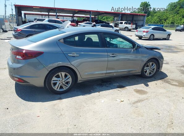 5NPD84LF5KH422319 2019 HYUNDAI ELANTRA Gray 
