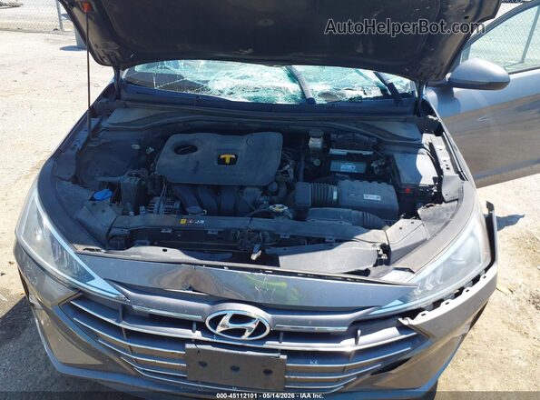 5NPD84LF5KH422319 2019 HYUNDAI ELANTRA Gray 
