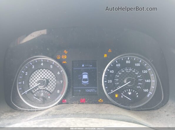 5NPD84LF5KH429125 2019 HYUNDAI ELANTRA Red Հետևի նստատեղերի տեսք
