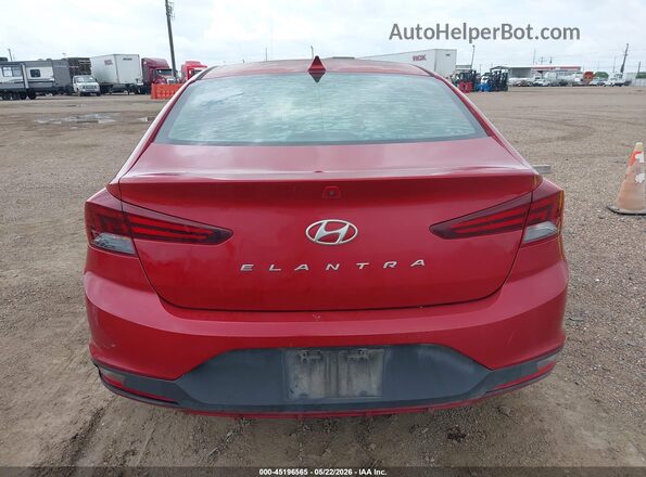 5NPD84LF5KH429125 2019 HYUNDAI ELANTRA Red 