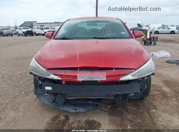 5NPD84LF5KH429125 2019 HYUNDAI ELANTRA Red Սարքավորումների վահանակի տեսք