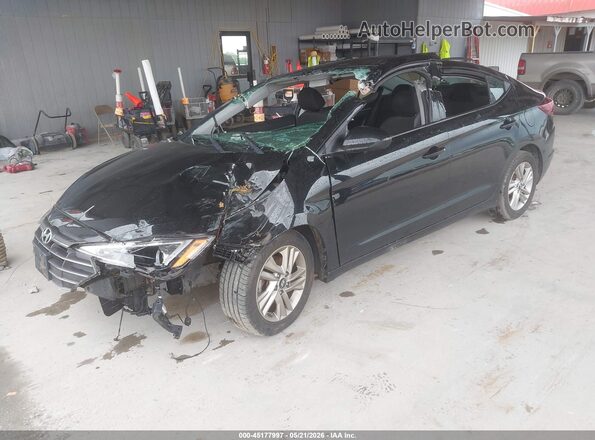 5NPD84LF5KH443140 2019 HYUNDAI ELANTRA Black Front left