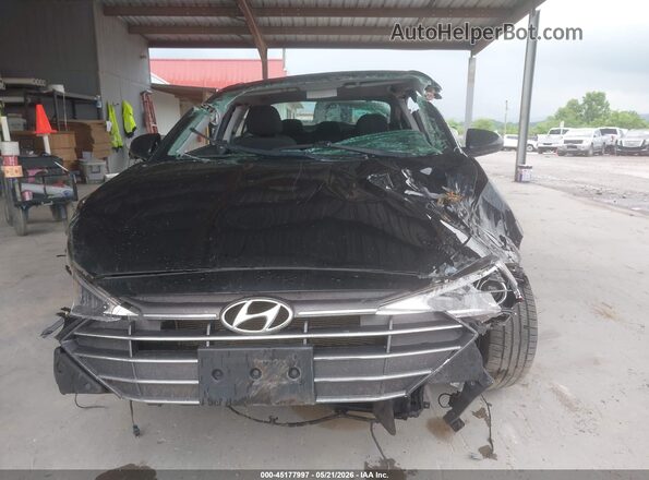 5NPD84LF5KH443140 2019 HYUNDAI ELANTRA Black Dashboard view