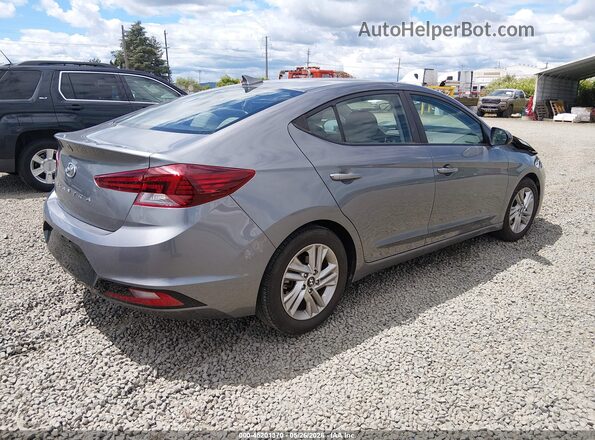 5NPD84LF5KH475490 2019 HYUNDAI ELANTRA Gray Задня права чверть