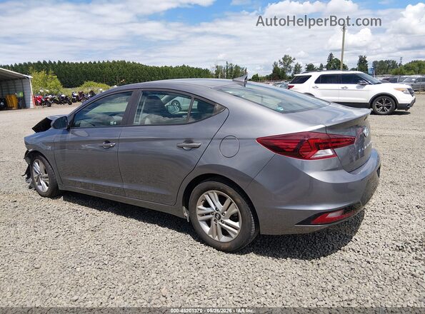5NPD84LF5KH475490 2019 HYUNDAI ELANTRA Gray Задня ліва чверть