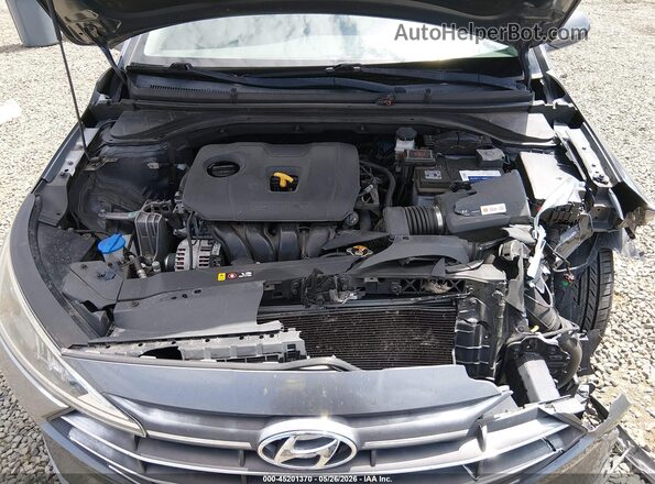 5NPD84LF5KH475490 2019 HYUNDAI ELANTRA Gray Вид ззаду