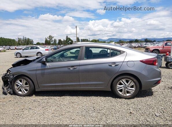5NPD84LF5KH475490 2019 HYUNDAI ELANTRA Gray Панорамний вид салону 360°