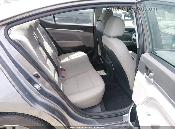 5NPD84LF5KH475490 2019 HYUNDAI ELANTRA Gray Вид наклейки з VIN-кодом