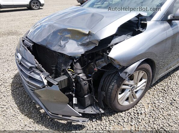 5NPD84LF5KH475490 2019 HYUNDAI ELANTRA Gray 