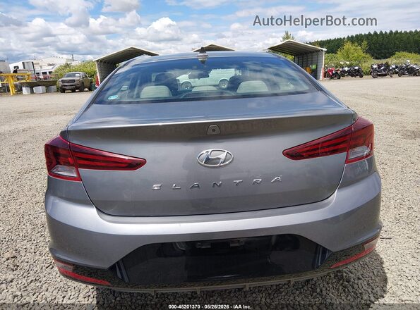 5NPD84LF5KH475490 2019 HYUNDAI ELANTRA Gray 