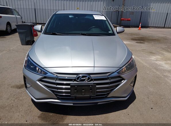 5NPD84LF5LH504889 2020 HYUNDAI ELANTRA Silver ხელსაწყოთა პანელის ხედი