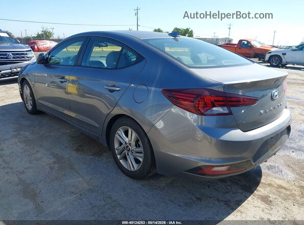 5NPD84LF5LH532921 2020 HYUNDAI ELANTRA Gray Rear left