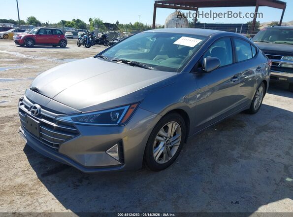 5NPD84LF5LH532921 2020 HYUNDAI ELANTRA Gray Front left