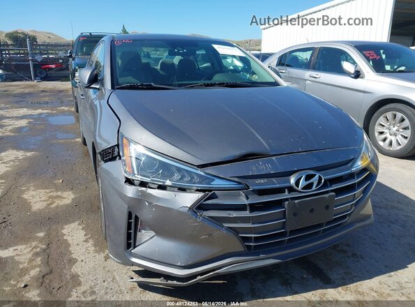 5NPD84LF5LH532921 2020 HYUNDAI ELANTRA Gray Front view