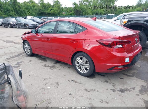 5NPD84LF5LH539626 2020 HYUNDAI ELANTRA Красный Задняя левая четверть