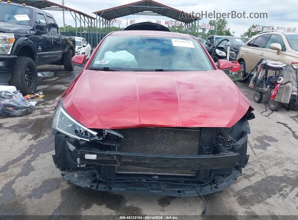 5NPD84LF5LH539626 2020 HYUNDAI ELANTRA Красный Вид задней части салона