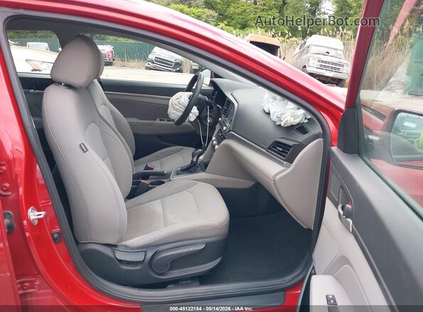 5NPD84LF5LH539626 2020 HYUNDAI ELANTRA Красный Вид салона спереди