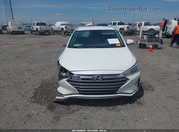 5NPD84LF5LH545877 2020 HYUNDAI ELANTRA White Vista interior trasera