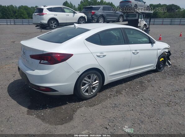5NPD84LF5LH545877 2020 HYUNDAI ELANTRA White Trasero derecho