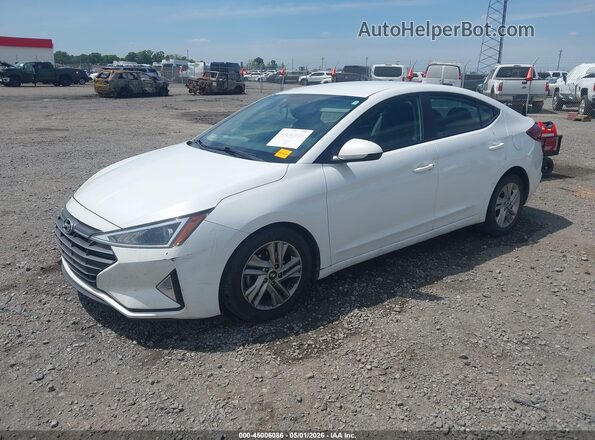 5NPD84LF5LH545877 2020 HYUNDAI ELANTRA White Vista tres cuartos delantera izquierda